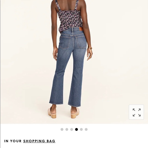JCrew 10” demi boot button fly jeans - Picture 2 of 8